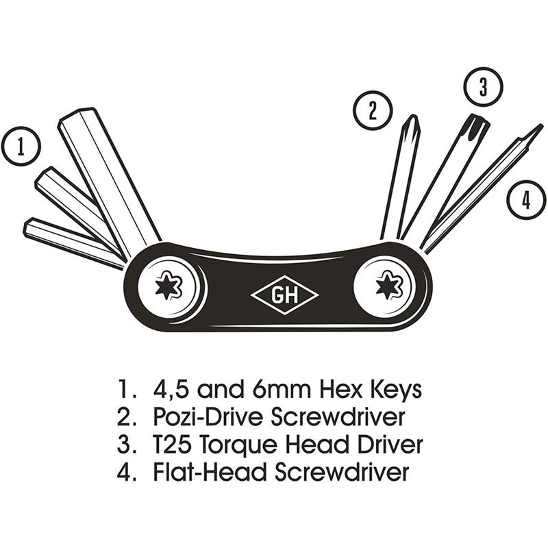 Gentleman’s Hardware | Pocket Bicycle Multi-Tool