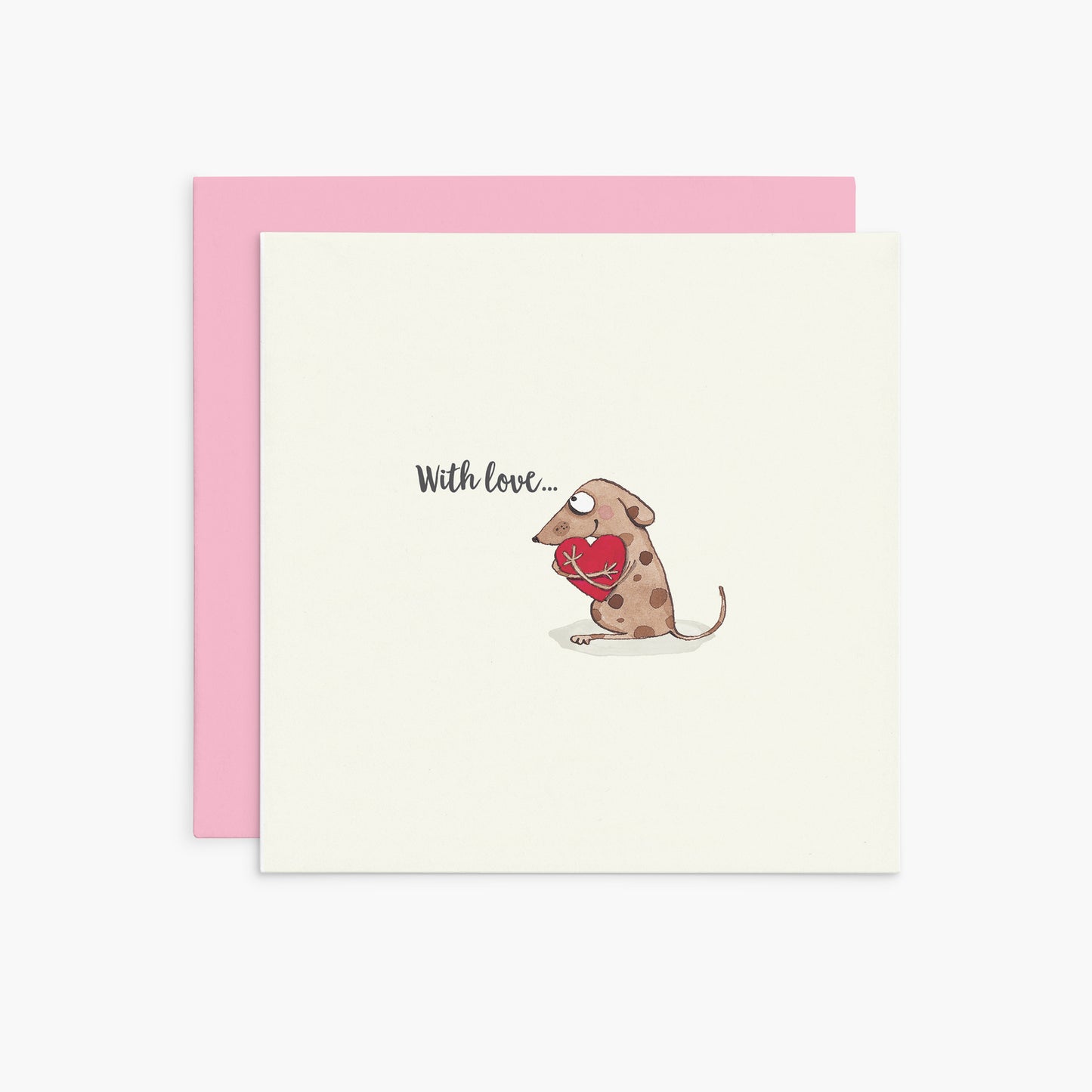 Twigseeds With Love Card - Dog with Heart