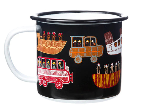 DEBBIE COOMBES ENAMEL MUG