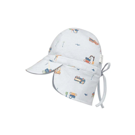 Toshi Bambini Flap Cap - Lil Diggers (Newborn / 37cm)