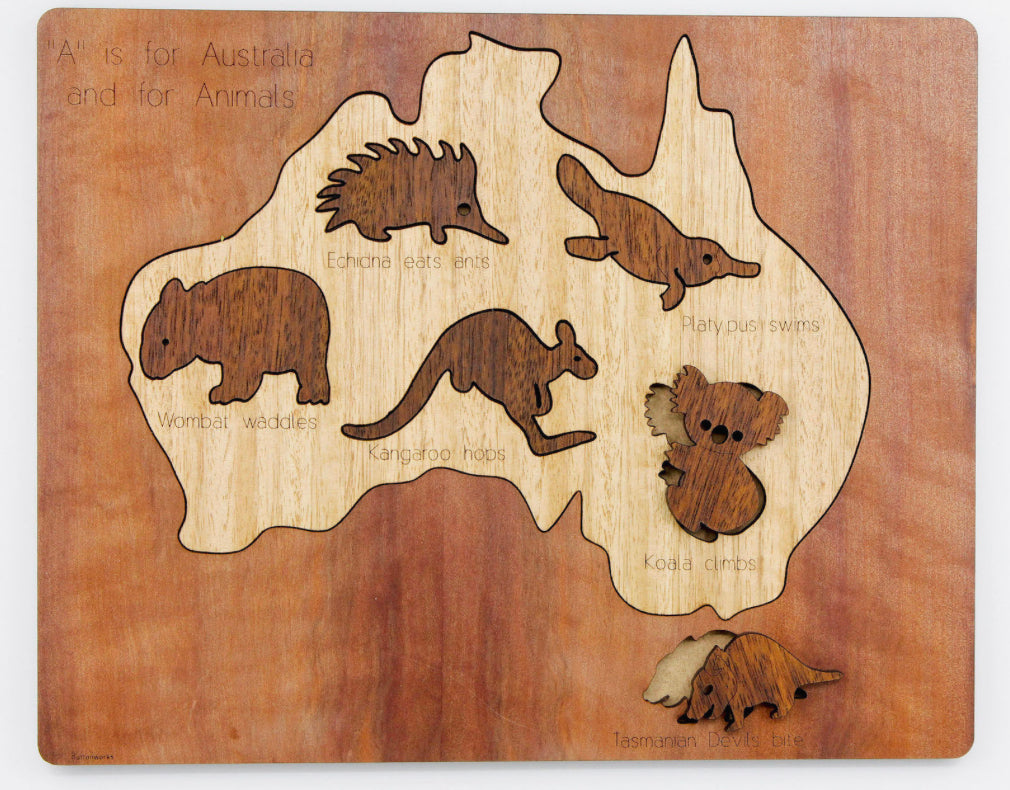 Australian Map Puzzle