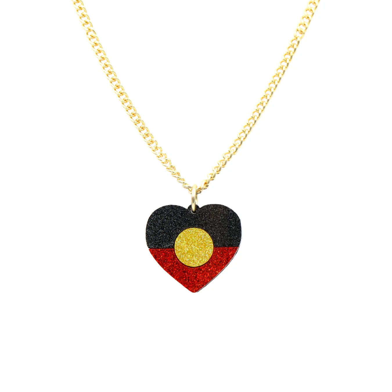 Haus of Dizzy jewelry
Glitter heart necklace
Valentine’s Day gift ideas