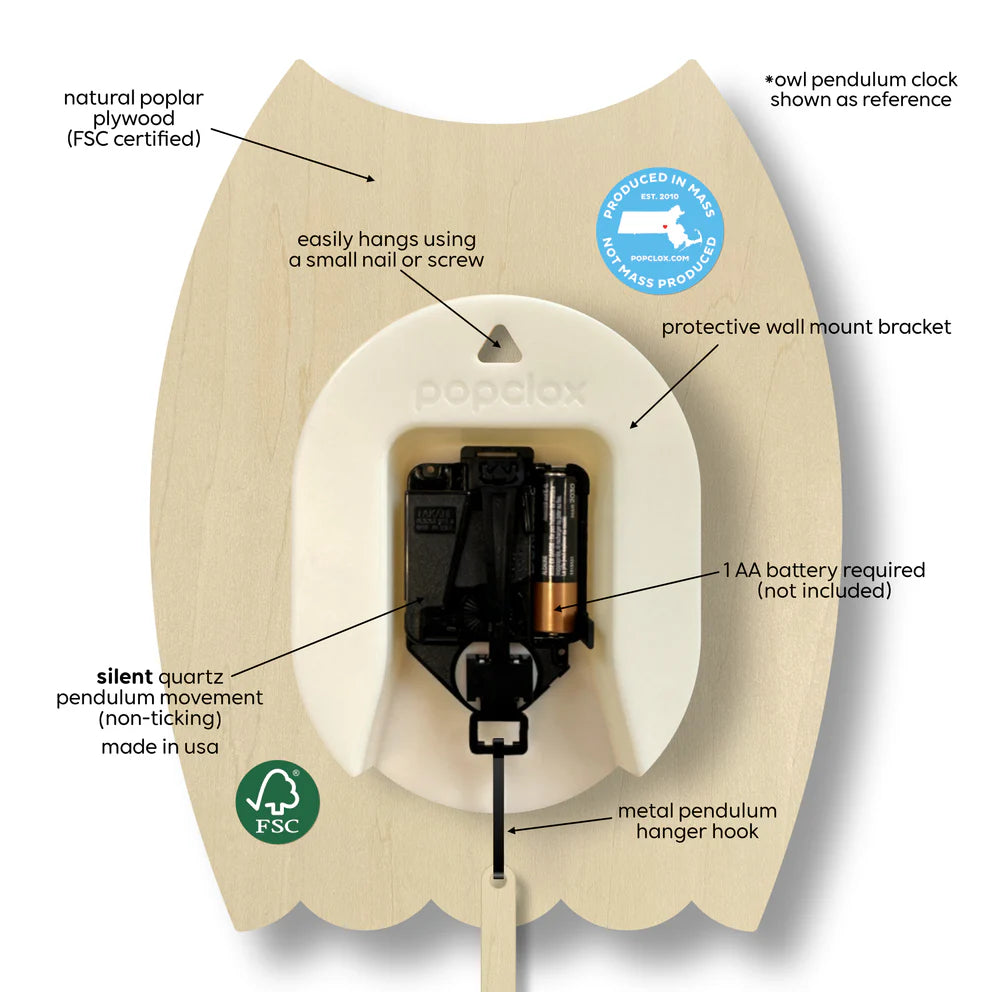 Garbage truck - pendulum clock