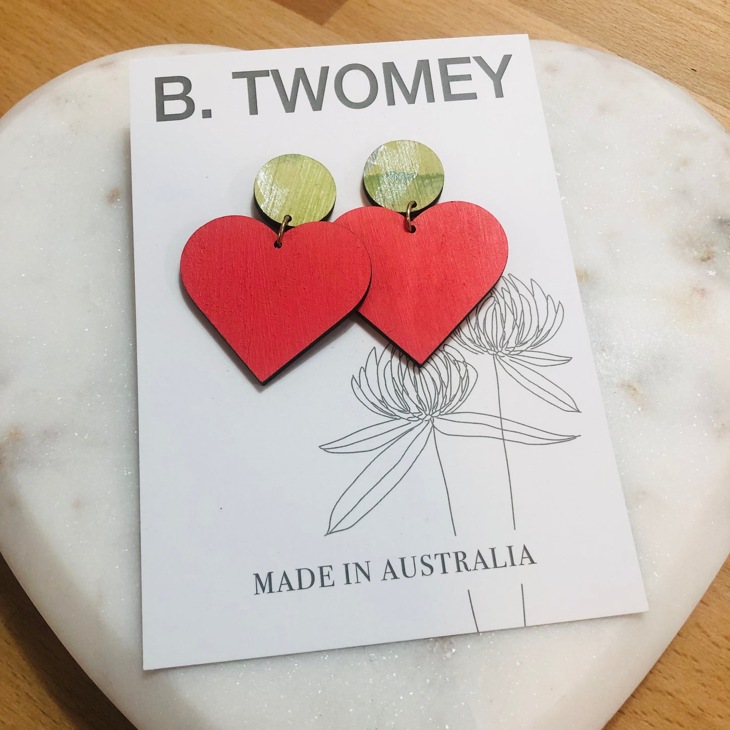 B. Twomey Drop Earrings - love