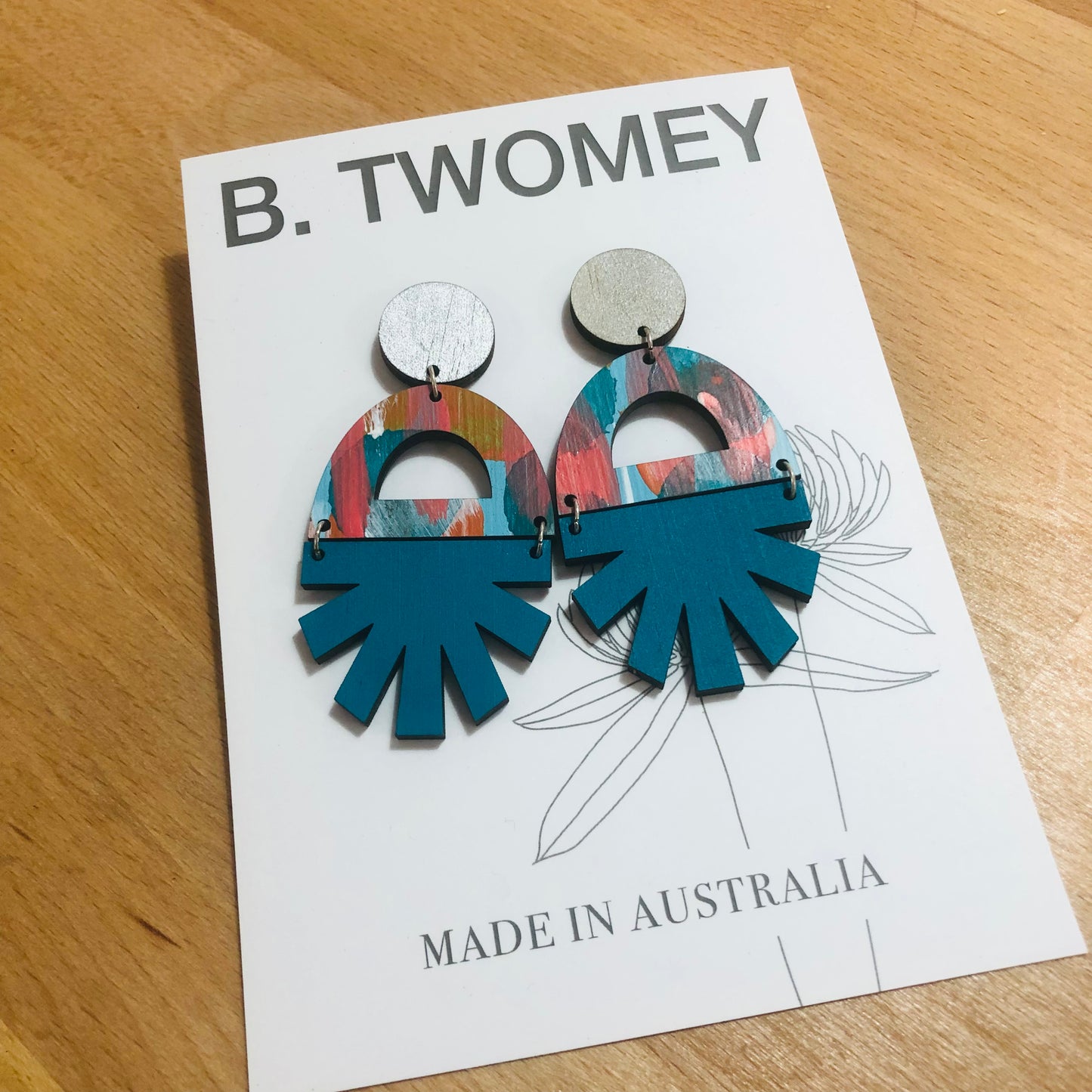 B. Twomey Drop Earrings - firewoek