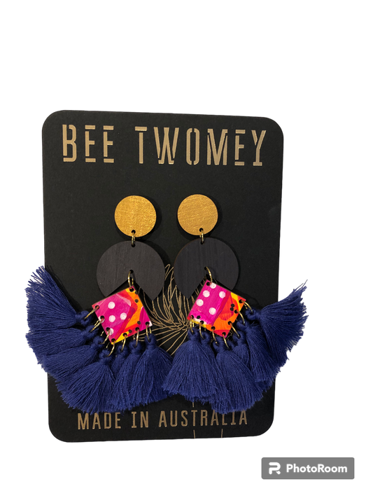 Bee Twomey Drop Earrings - Surgical Steel Posts