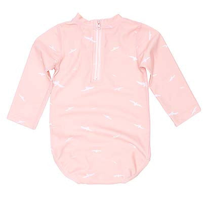 Swim Onesie Long Sleeve Palm Beach