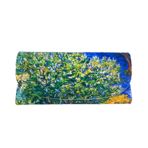 Colorathur - Velour Glasses Case - Envelope Style - Van Gogh - Lilac Bush