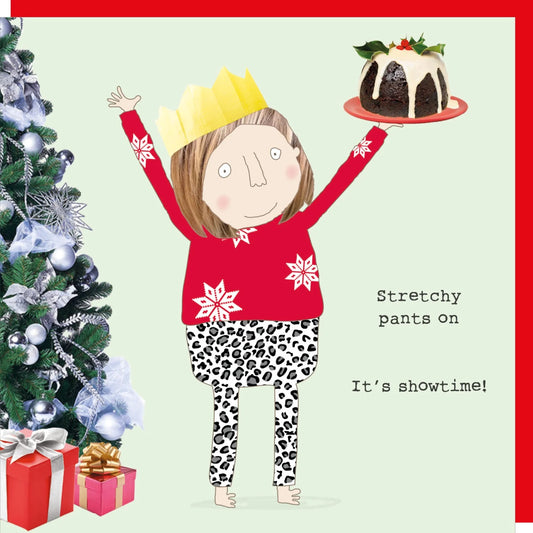 Rosie Made A Thing Christmas Card - showtime