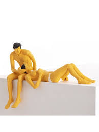 Love Is a Verb ‘JEAN CLAUDE & JACQUELINE’ Set of 2 Statuettes