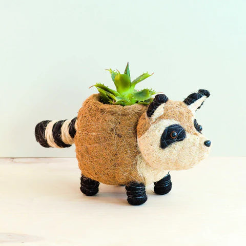 RACCOON PLANTER - HANDMADE PLANT POT