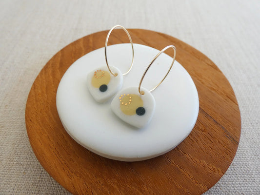 and O Design - Satellite Earrings - Mustard