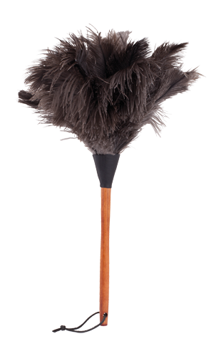 REDECKER BROWN OSTRICH FEATHER DUSTER 50CM