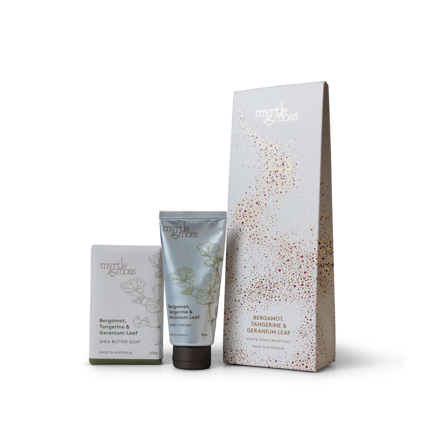 GIFT DUET BERGAMOT RIND, TANGERINE & GERANIUM LEAF