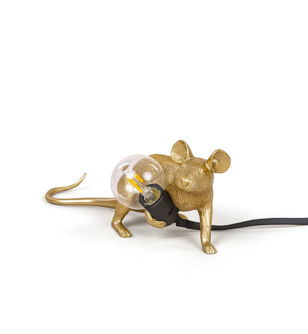 Seletti mouse table lamp Gold