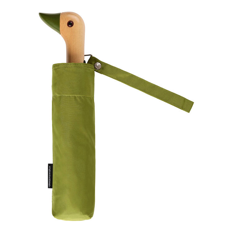 Olive compact umbrella